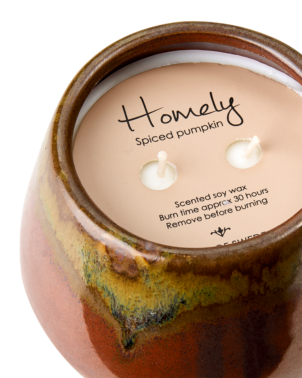 Doftljus Spiced Pumpkin, Brun/Rost