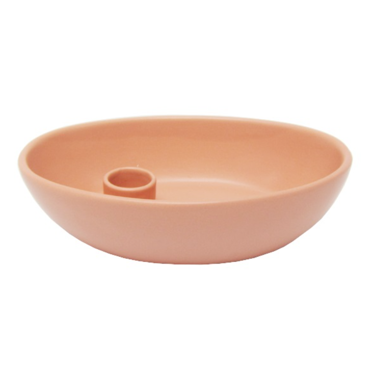 Ljusstake Skål, Cream