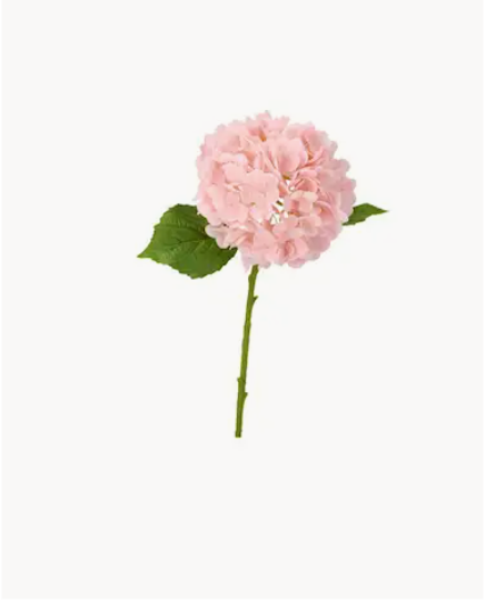 Konstväxt Hortensia, Ljusrosa